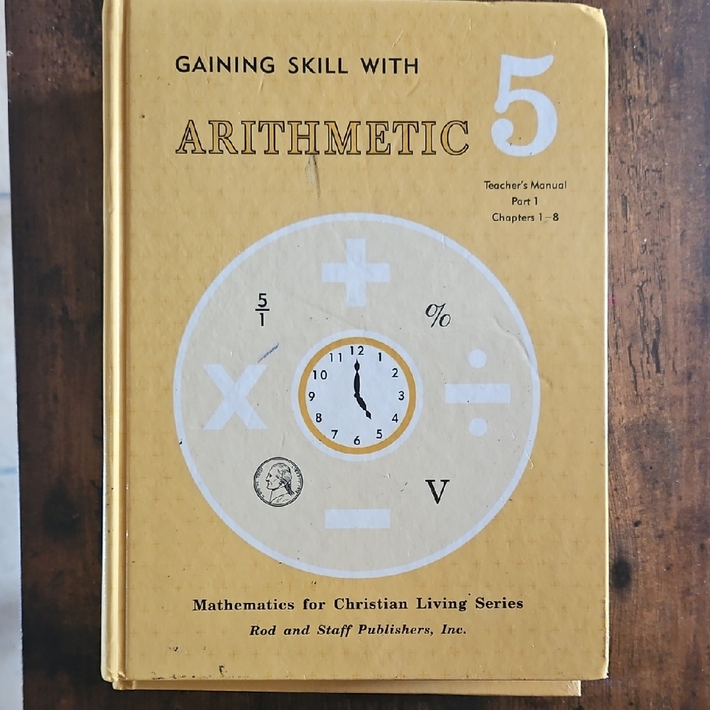 Arithmetic 5 Teacher's Manual